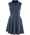 SR799F S799F Spiro Ladies Recycled Fitness Dress Navy colour image